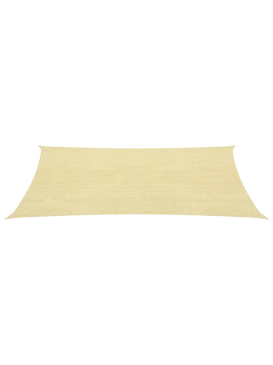 Plachta proti slunci 160 g/m² béžová 3 x 6 m HDPE