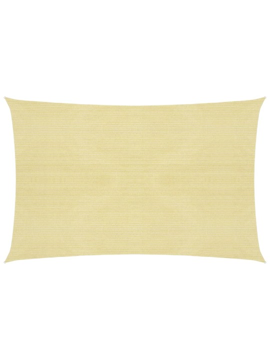 Plachta proti slunci 160 g/m² béžová 3,5 x 4,5 m HDPE