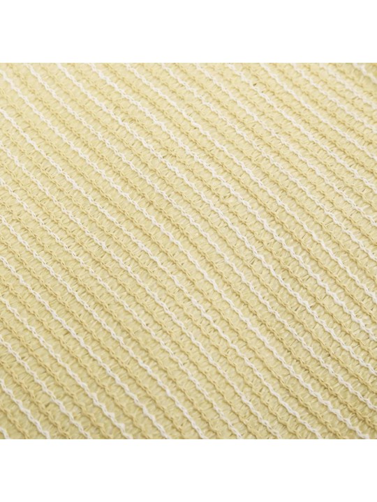 Plachta proti slunci 160 g/m² béžová 5 x 7 m HDPE