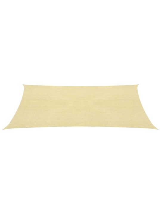 Plachta proti slunci 160 g/m² béžová 6 x 8 m HDPE