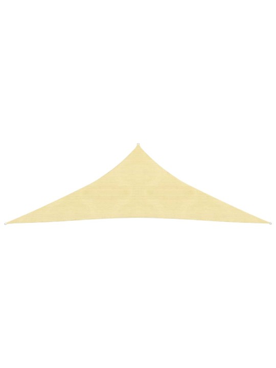 Plachta proti slunci 160 g/m² béžová 2,5 x 2,5 x 3,5 m HDPE