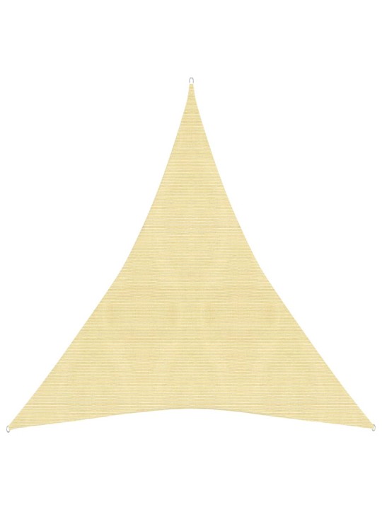 Stínicí plachta 160 g/m² béžová 3 x 4 x 4 m HDPE