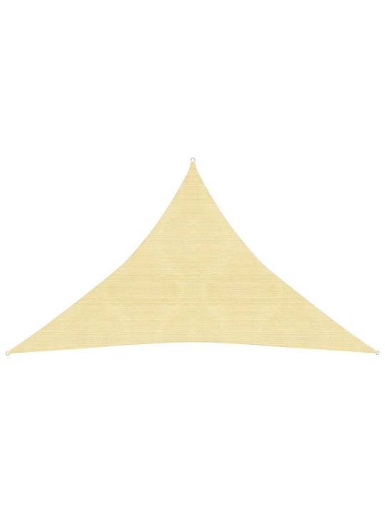 Stínicí plachta 160 g/m² béžová 4 x 4 x 5,8 m HDPE