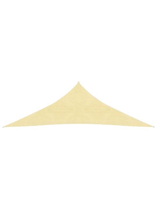 Stínicí plachta 160 g/m² béžová 4 x 4 x 5,8 m HDPE