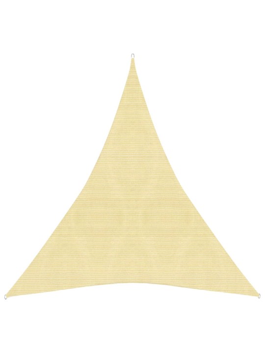 Stínící plachta 160 g/m² béžová 5 x 7 x 7 m HDPE