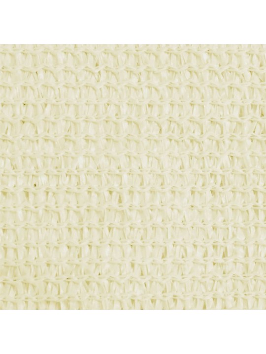Plachta proti slunci 160 g/m² krémová 5 x 5 m HDPE