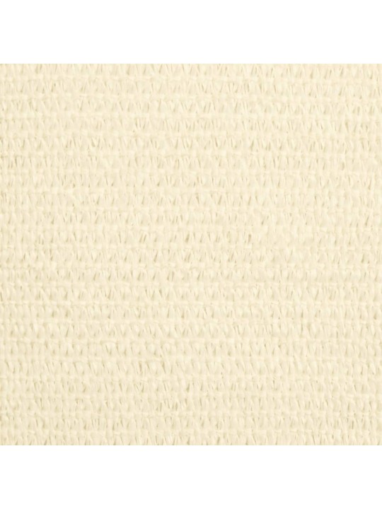 Plachta proti slunci 160 g/m² krémová 6 x 6 m hdpe