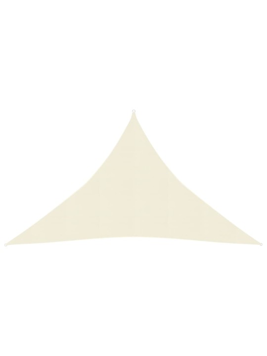 Stínící plachta 160 g/m² krémová 2,5 x 2,5 x 3,5 m HDPE
