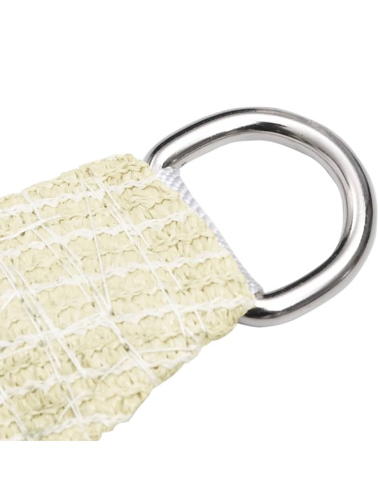 Plachta proti slunci 160 g/m² krémová 3 x 3 x 4,2 m HDPE