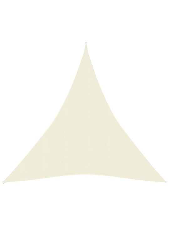 Stínící plachta 160 g/m² krémová 3 x 4 x 4 m HDPE