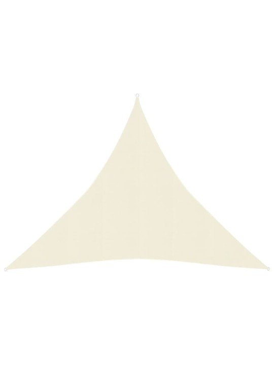 Stínicí plachta 160 g/m² krémová 4,5 x 4,5 x 4,5 m HDPE