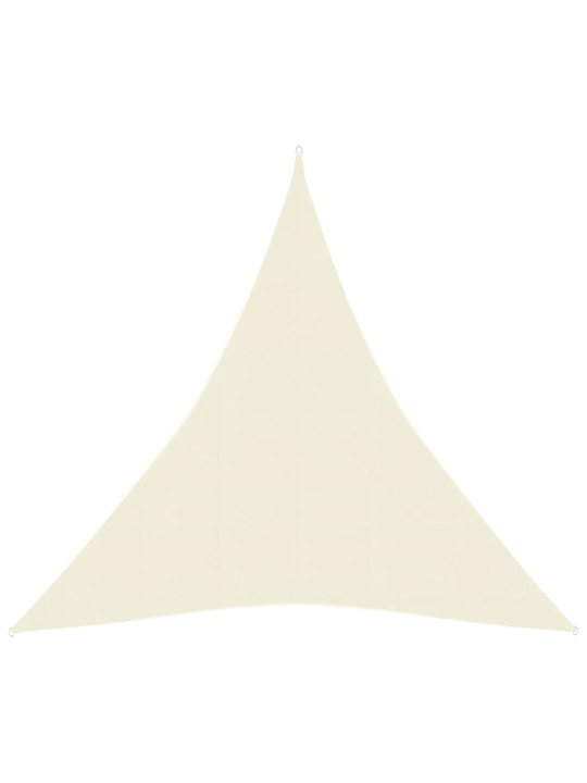 Stínící plachta 160 g/m² krémová 5 x 6 x 6 m HDPE