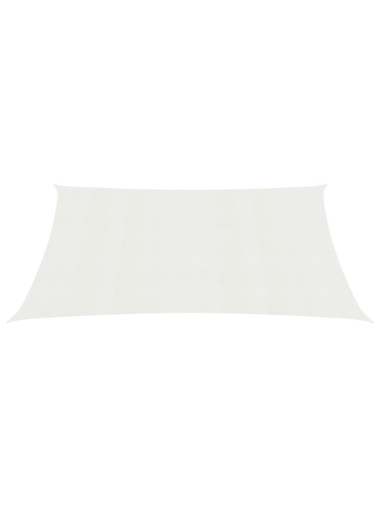 Plachta proti slunci 160 g/m² bílá 6 x 7 m HDPE