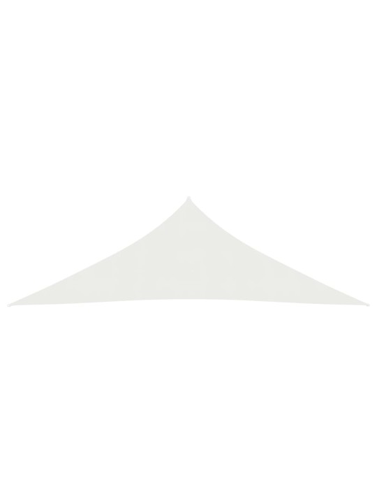 Plachta proti slunci 160 g/m² bílá 3,5 x 3,5 x 4,9 m HDPE