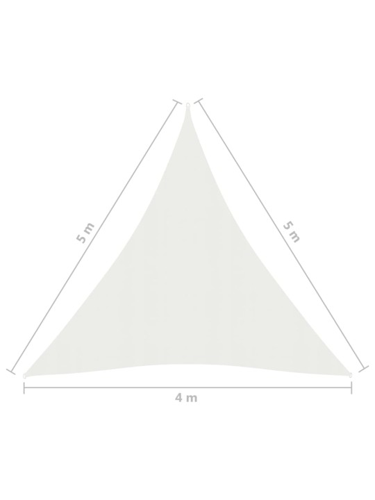 Stínící plachta 160 g/m² bílá 4 x 5 x 5 m HDPE