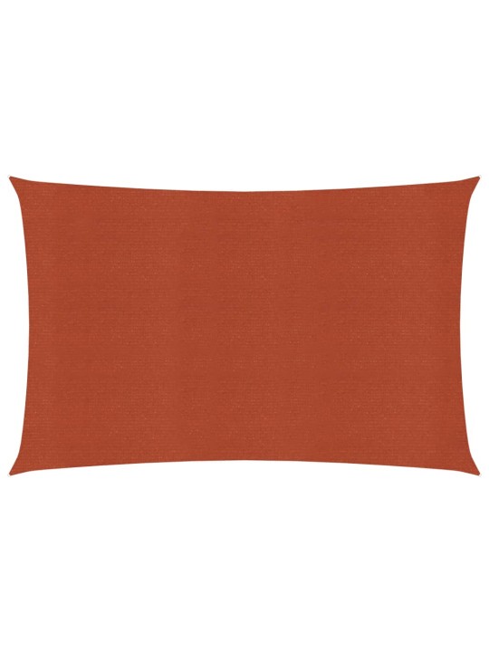 Stínící plachta 160 g/m² cihlová 2 x 4,5 m HDPE