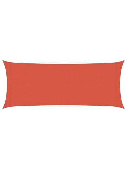 Stínící plachta 160 g/m² cihlová 2 x 5 m hdpe