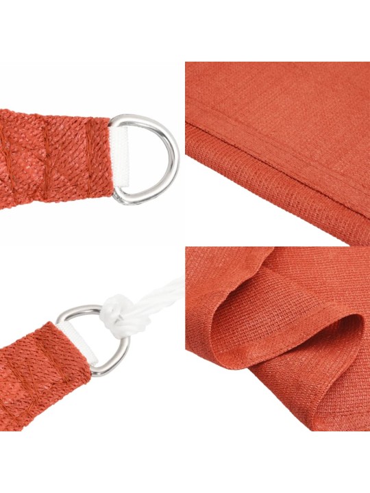 Stínící plachta 160 g/m² cihlová 2 x 5 m hdpe
