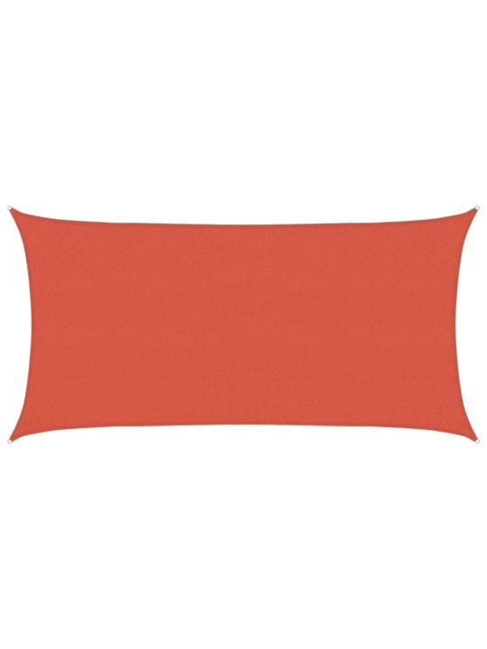 Stínící plachta 160 g/m² cihlová 2,5 x 4,5 m HDPE
