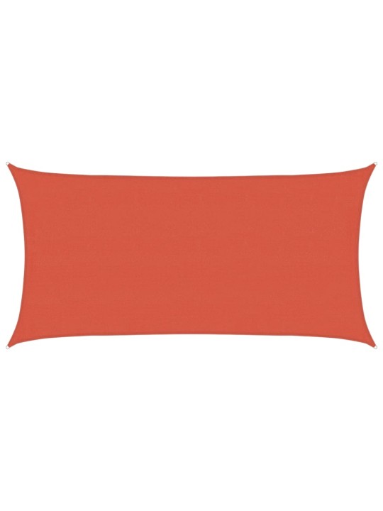 Stínící plachta 160 g/m² cihlová 4 x 7 m hdpe