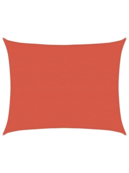 Stínící plachta 160 g/m² cihlová 6 x 7 m hdpe