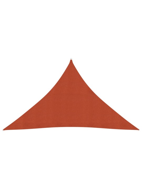 Stínící plachta 160 g/m² cihlová 3,5 x 3,5 x 4,9 m HDPE