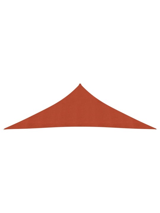 Stínící plachta 160 g/m² cihlová 3,5 x 3,5 x 4,9 m HDPE