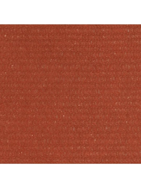 Stínící plachta 160 g/m² cihlová 3,5 x 3,5 x 4,9 m HDPE