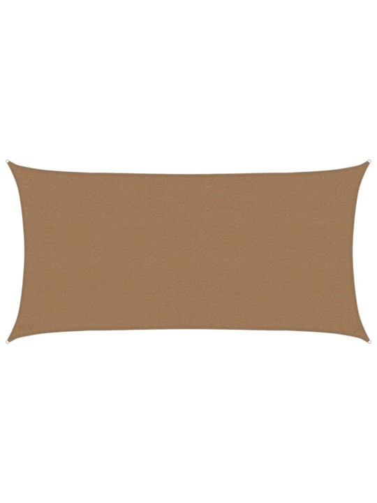 Stínící plachta 160 g/m² taupe 2,5 x 4,5 m HDPE