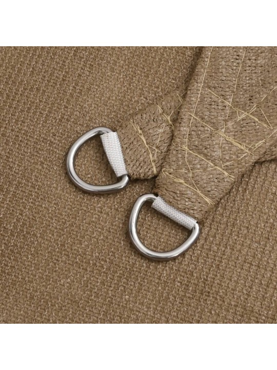 Stínící plachta 160 g/m² taupe 2,5 x 4,5 m HDPE
