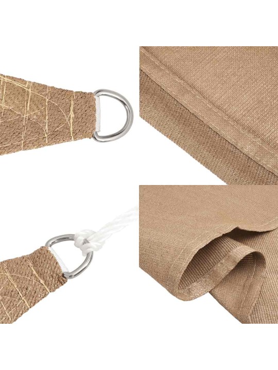 Stínící plachta 160 g/m² taupe 3 x 4 m hdpe