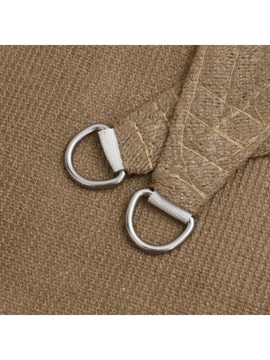 Plachta proti slunci 160 g/m² taupe 3 x 6 m HDPE
