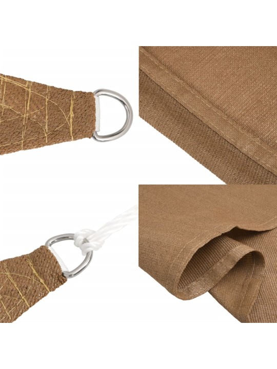 Plachta proti slunci 160 g/m² taupe 3 x 6 m HDPE