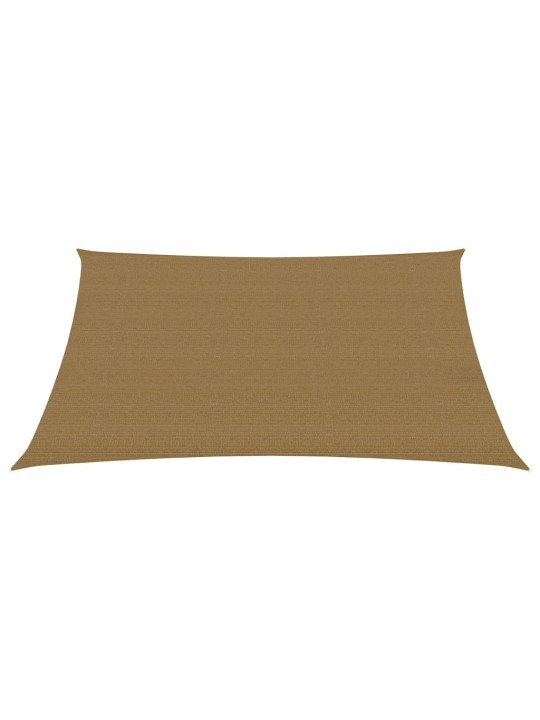 Stínící plachta 160 g/m² taupe 3,5 x 4,5 m HDPE