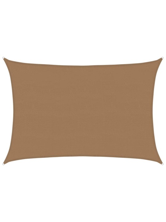 Stínicí plachta 160 g/m² taupe 5 x 7 m HDPE