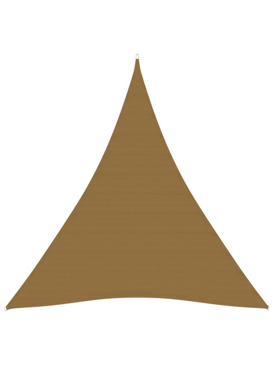 Stínící plachta 160 g/m² taupe 3 x 4 x 4 m HDPE