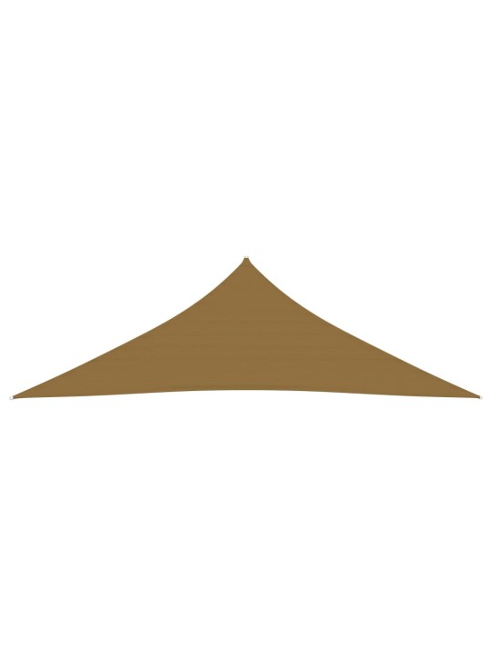 Stínící plachta 160 g/m² taupe 3,5 x 3,5 x 4,9 m HDPE