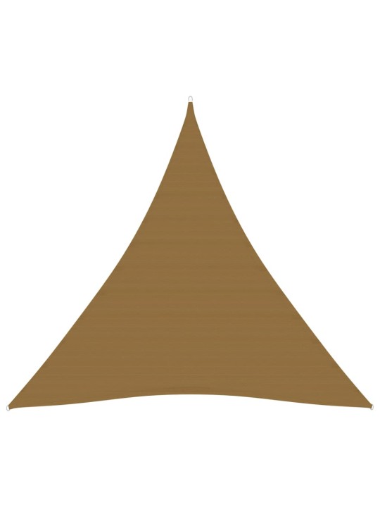 Stínící plachta 160 g/m² taupe 4 x 4 x 4 m HDPE