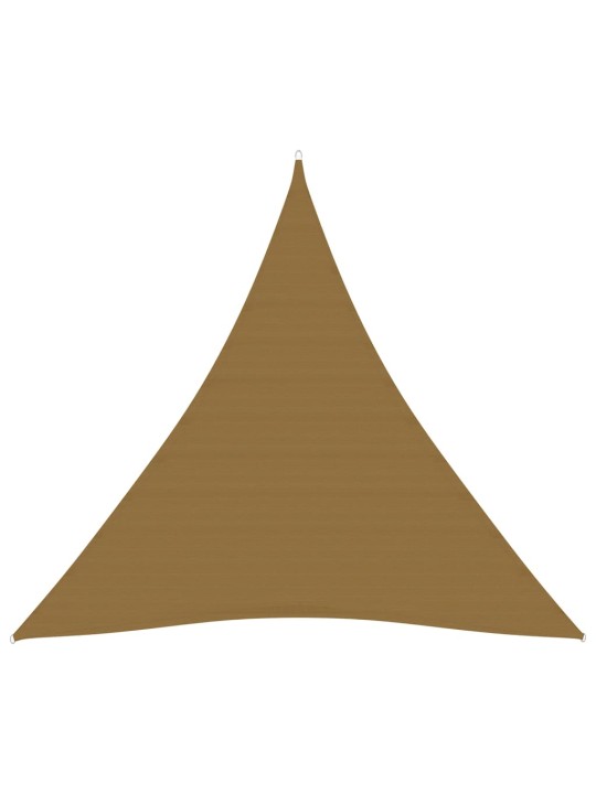 Stínící plachta 160 g/m² taupe 4,5 x 4,5 x 4,5 m HDPE