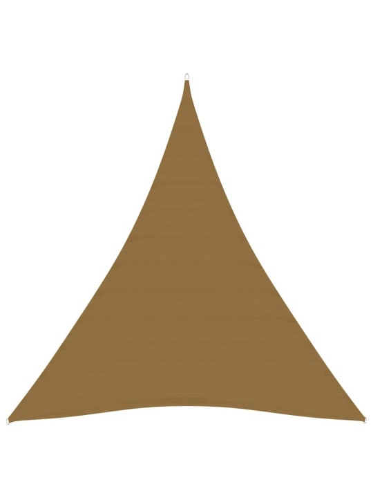 Stínicí plachta 160 g/m² taupe 5 x 7 x 7 m HDPE