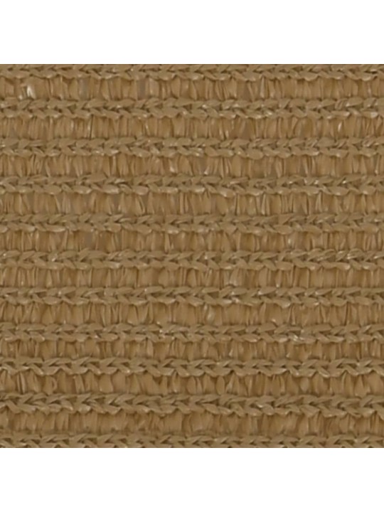 Stínící plachta 160 g/m² taupe 3/4 x 2 m HDPE