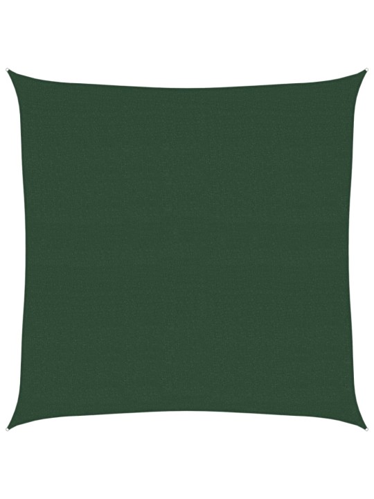 Stínící plachta 160 g/m² tmavě zelená 7 x 7 m hdpe