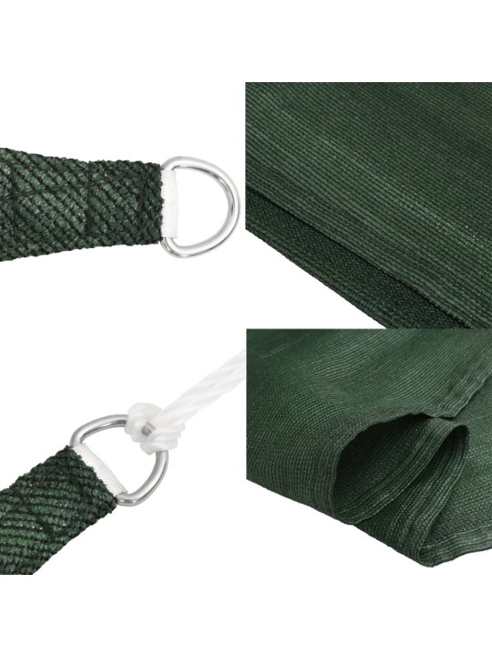 Stínicí plachta 160 g/m² tmavě zelená 2,5 x 5 m HDPE