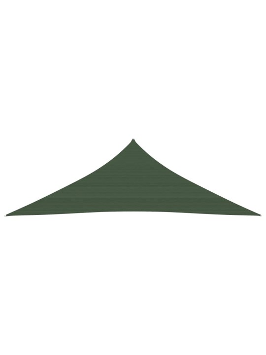 Plachta proti slunci 160 g/m² tmavě zelená 3 x 3 x 4,2 m HDPE