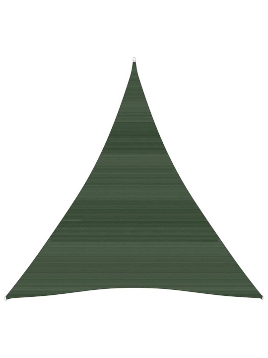 Stínící plachta 160 g/m² tmavě zelená 3 x 4 x 4 m HDPE