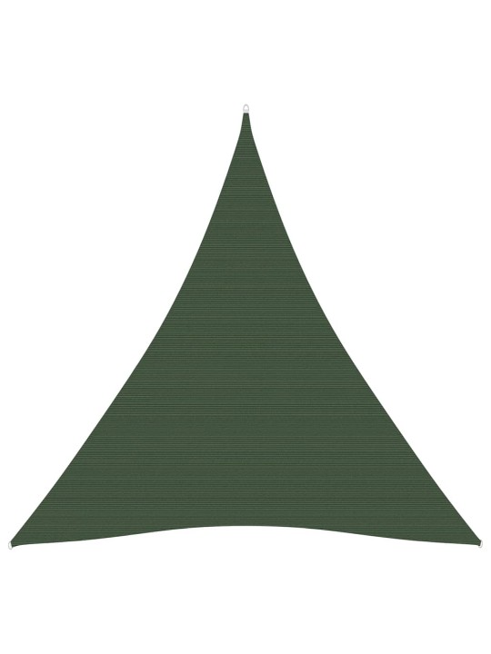 Stínící plachta 160 g/m² tmavě zelená 5 x 6 x 6 m HDPE