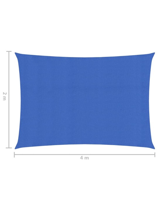 Stínící plachta 160 g/m² modrá 2 x 4 m HDPE