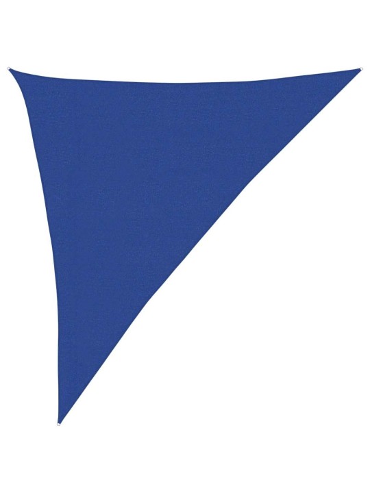 Stínicí plachta 160 g/m² trojúhelník modrá 3 x 4 x 5 m hdpe