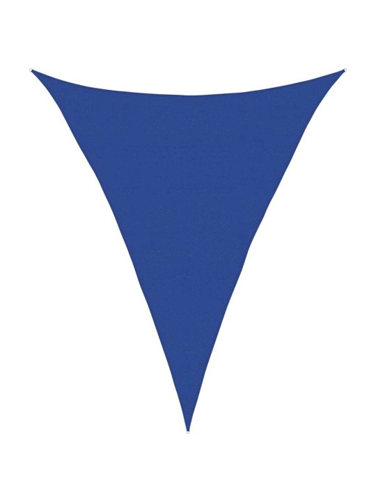 Stínicí plachta 160 g/m² trojúhelník modrá 5 x 6 x 6 m hdpe