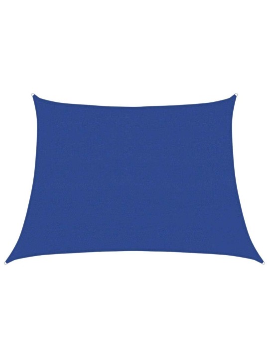 Stínicí plachta 160 g/m² lichoběžník modrá 4/5 x 3 m hdpe